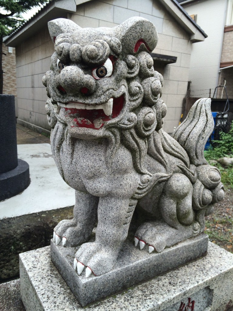 中曽根神社狛犬
