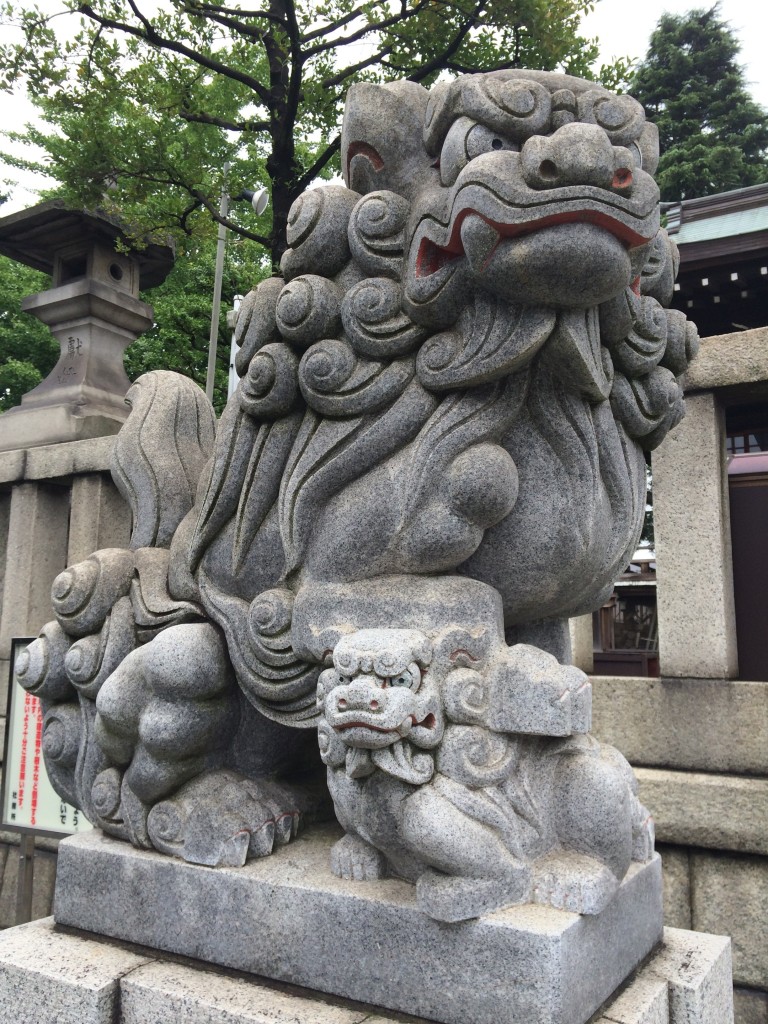 尾久八幡神社狛犬