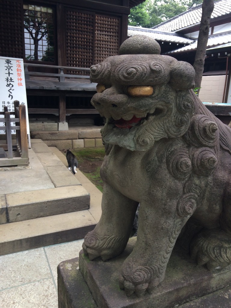 白山神社狛犬