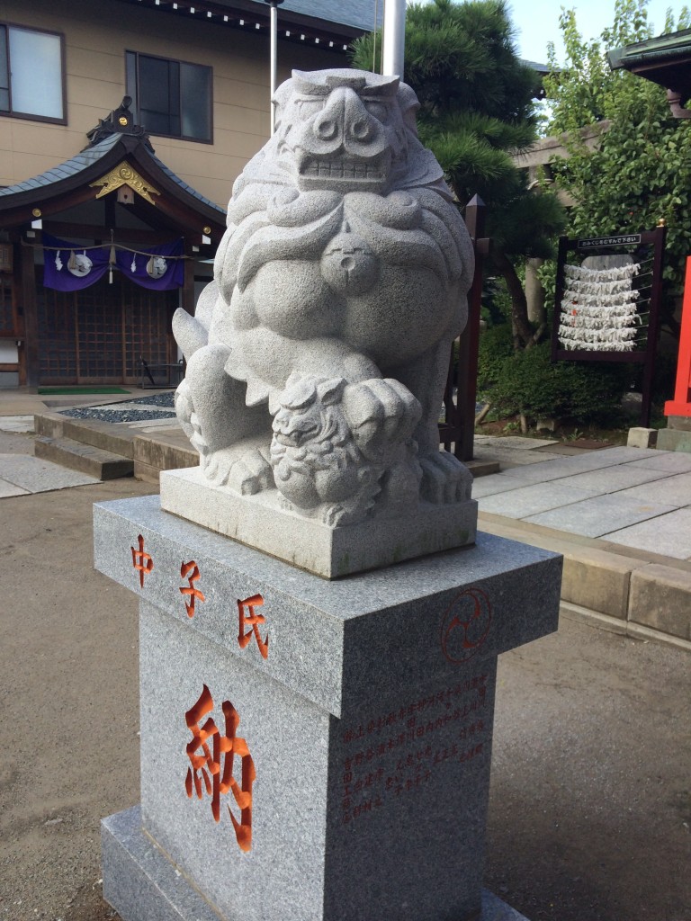 氷川神社狛犬