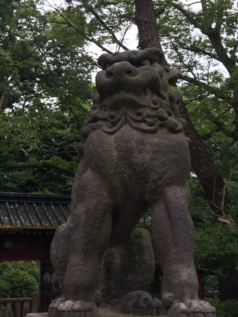 根津神社 狛犬