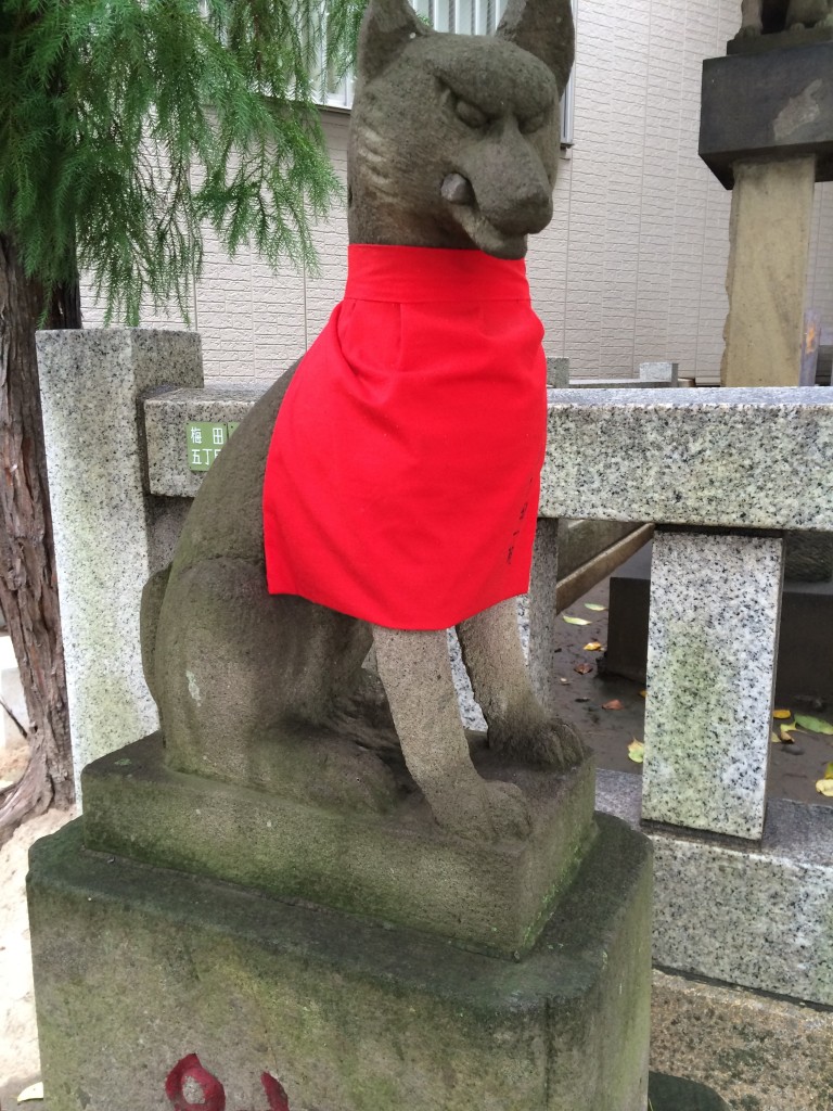 梅田稲荷神社狐