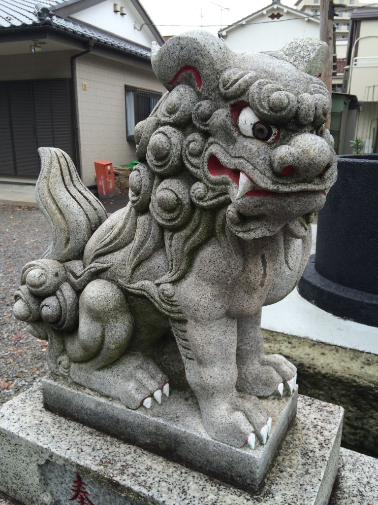 中曽根神社狛犬