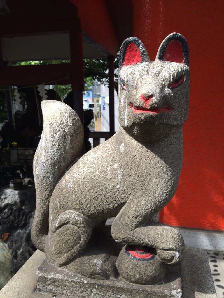 榎戸稲荷神社狐