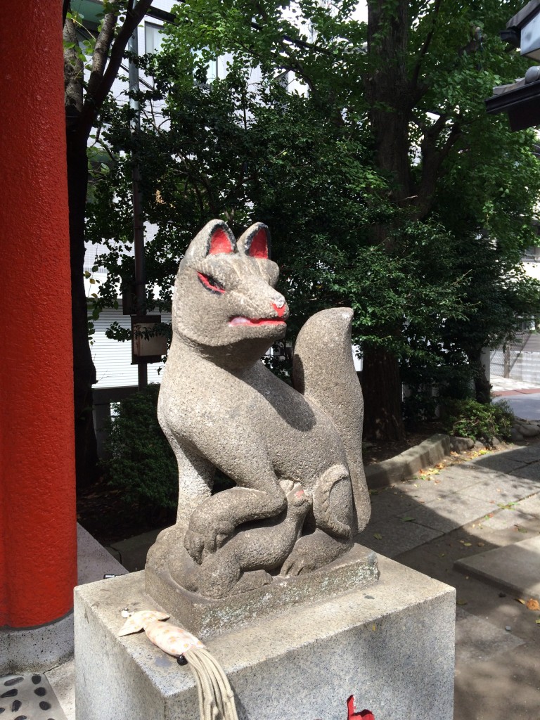 榎戸稲荷神社狐