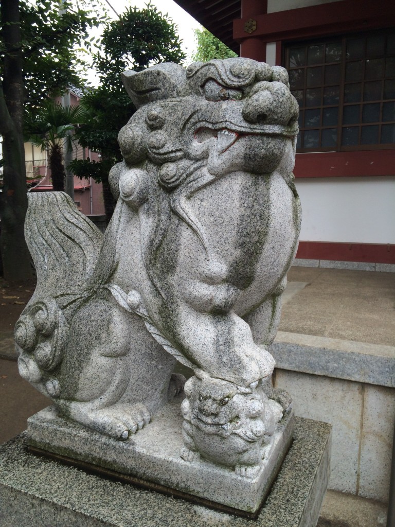 長浦神社 狛犬