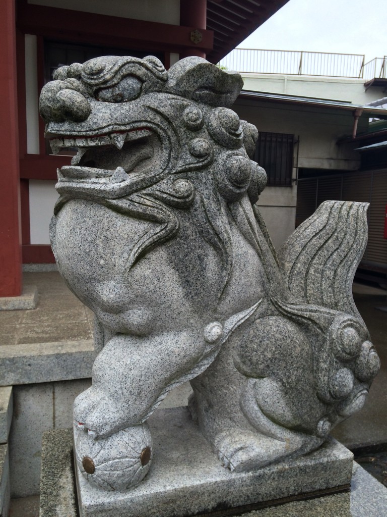 長浦神社 狛犬