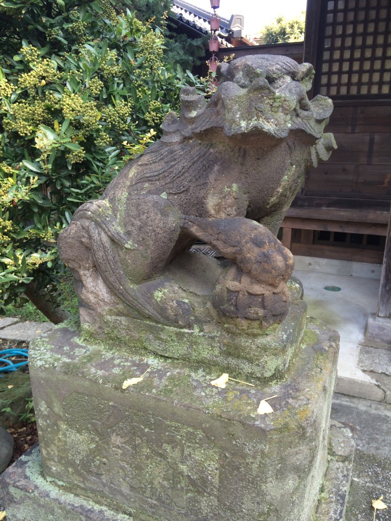 王子白髭神社 狛犬