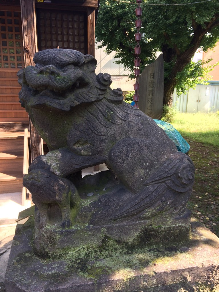 王子白髭神社 狛犬