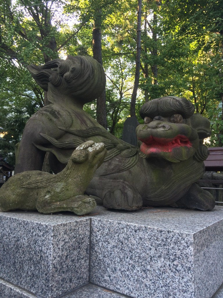 氷川神社 狛犬