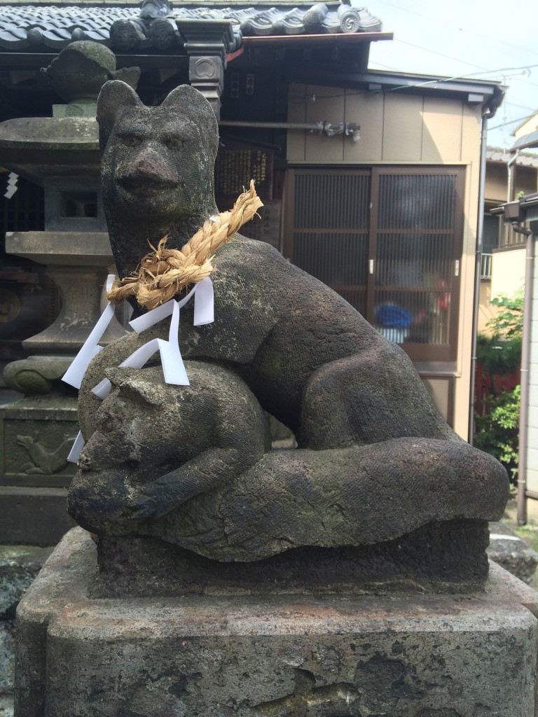 元宿堰稲荷神社狐