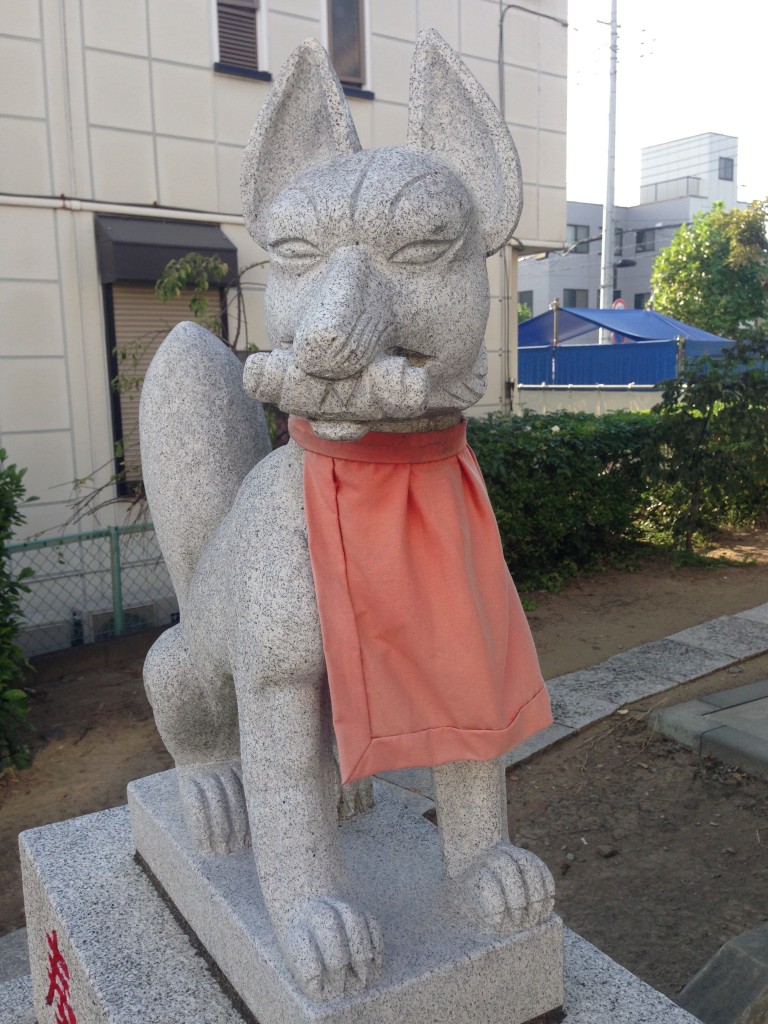 小作田稲荷神社狐
