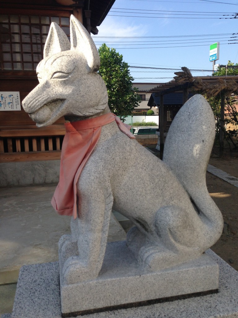 小作田稲荷神社狐