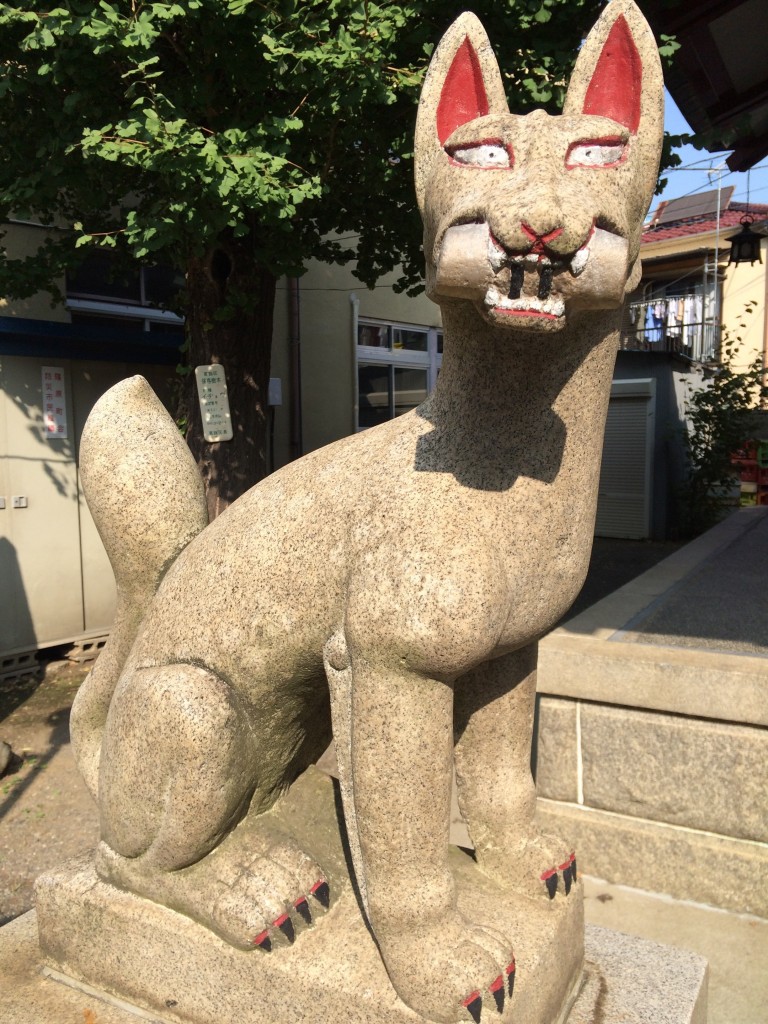 篠原稲荷神社狐