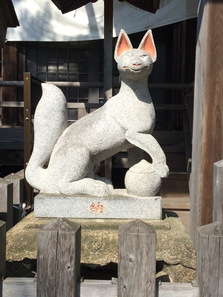 隅田稲荷神社 狐