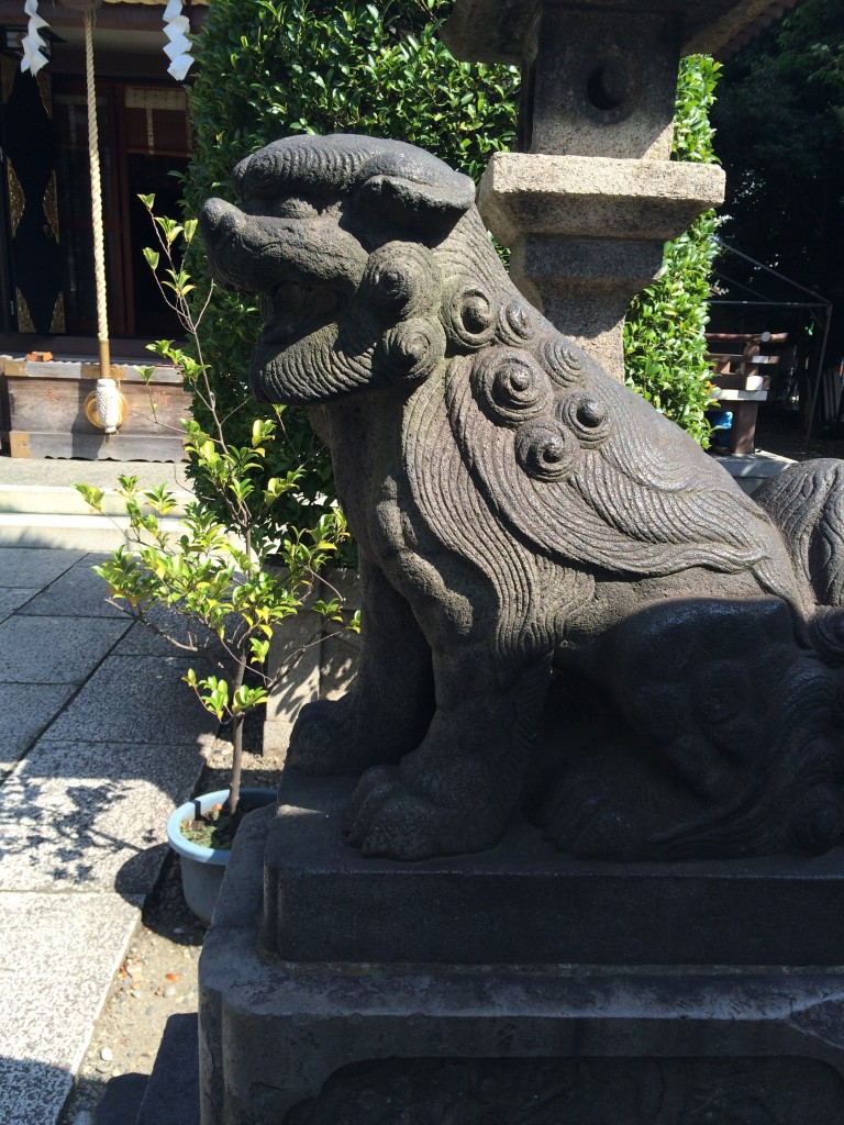 白鬚神社 狛犬
