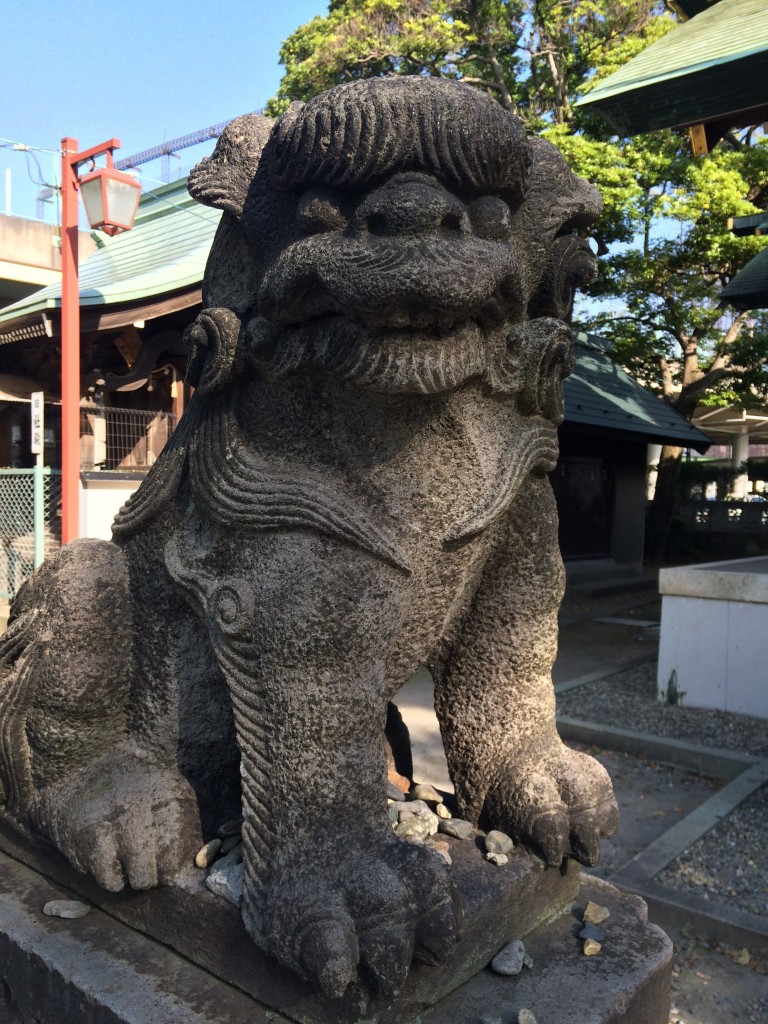 上小松天祖神社 狛犬