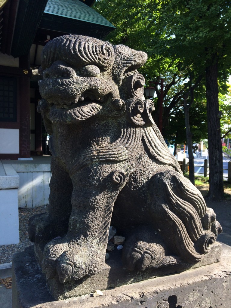 上小松天祖神社 狛犬