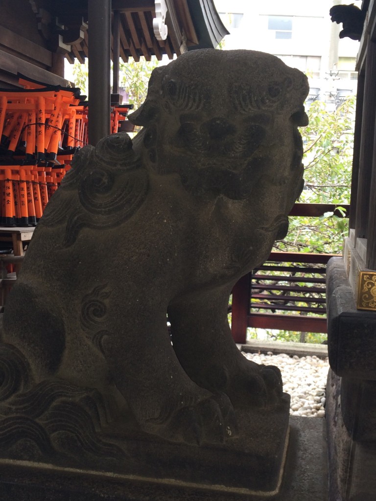 湯島天神 戸隠神社狛犬