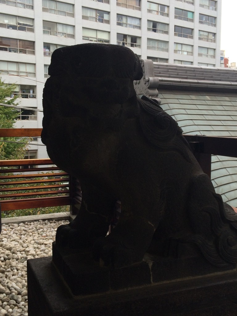 湯島天神 戸隠神社狛犬