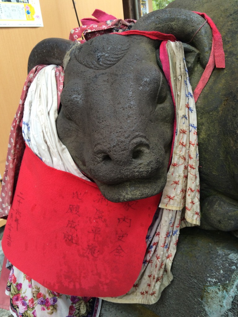 湯島天神牛近影