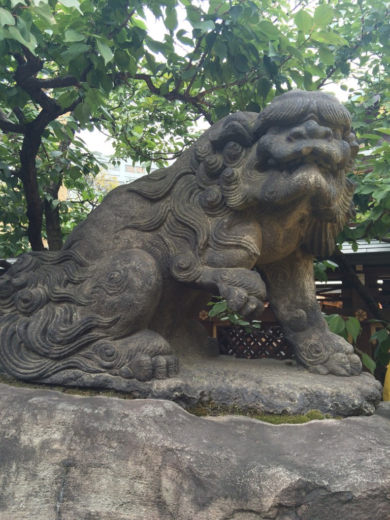 湯島天神狛犬
