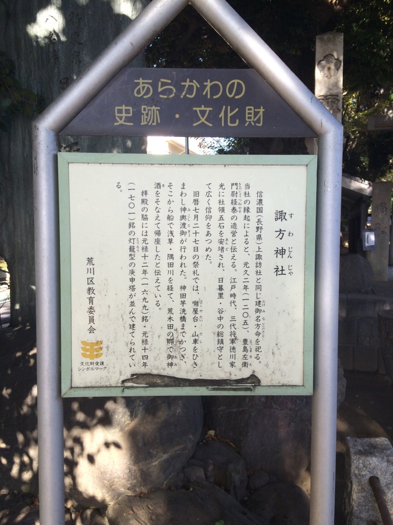 諏方神社由来