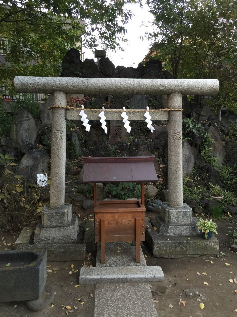 千住神社富士塚