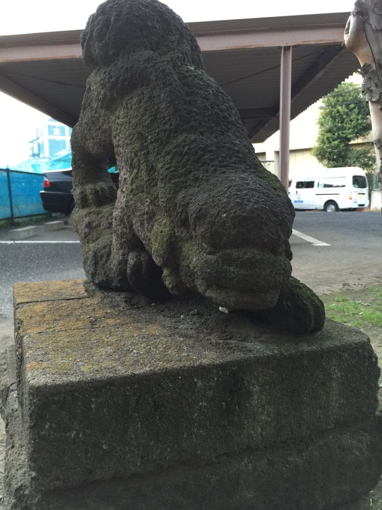 千住神社副社 狛犬