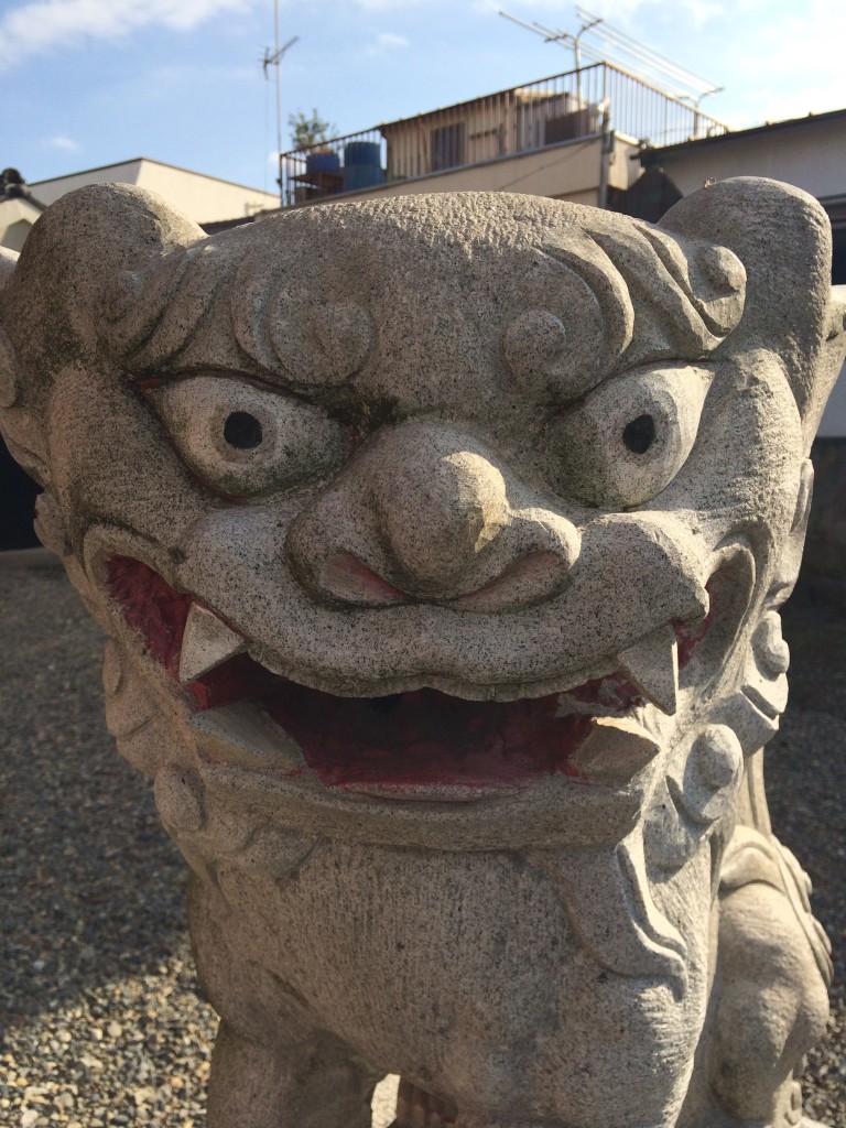 白髭神社 狛犬近影