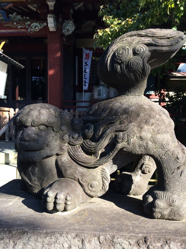千住本氷川神社 狛犬