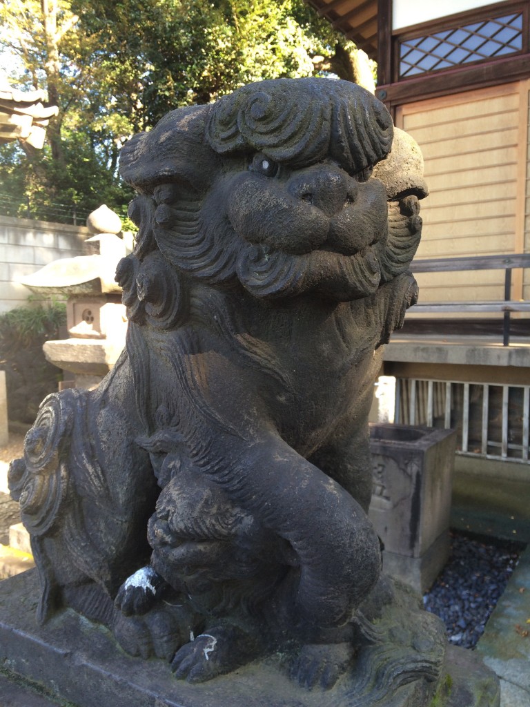 上田端八幡神社狛犬