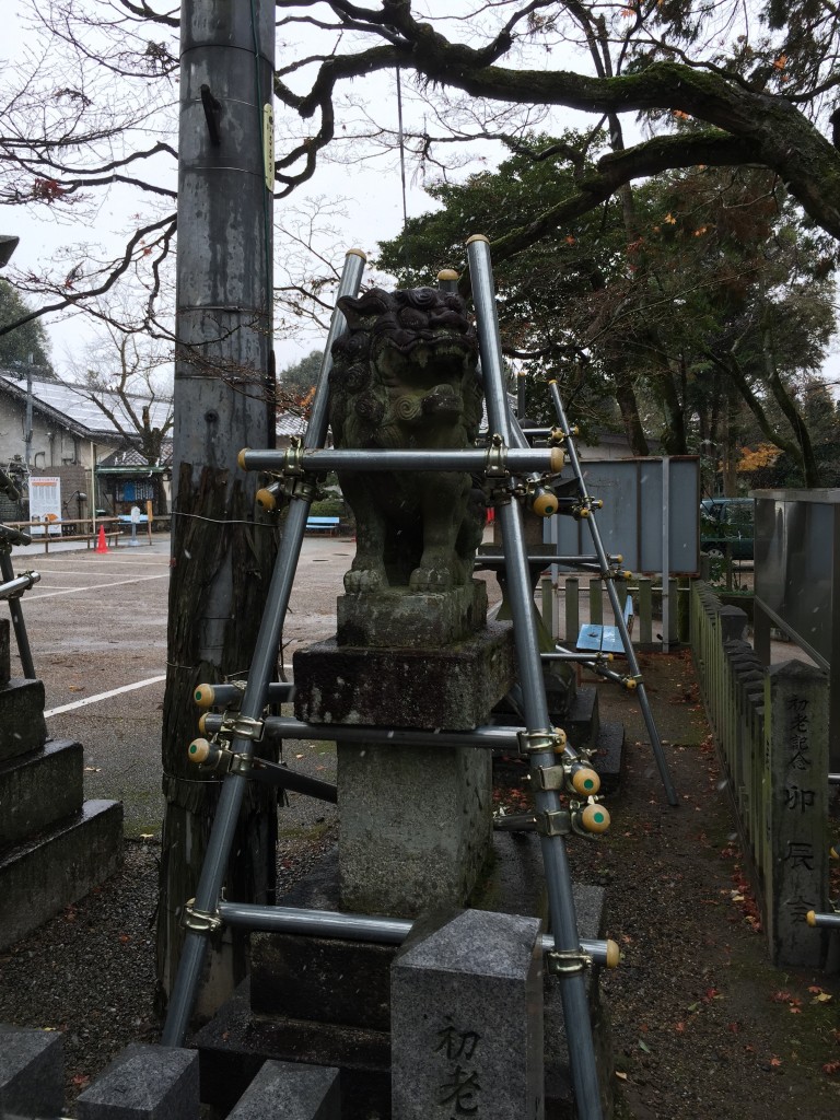 針綱神社 狛犬