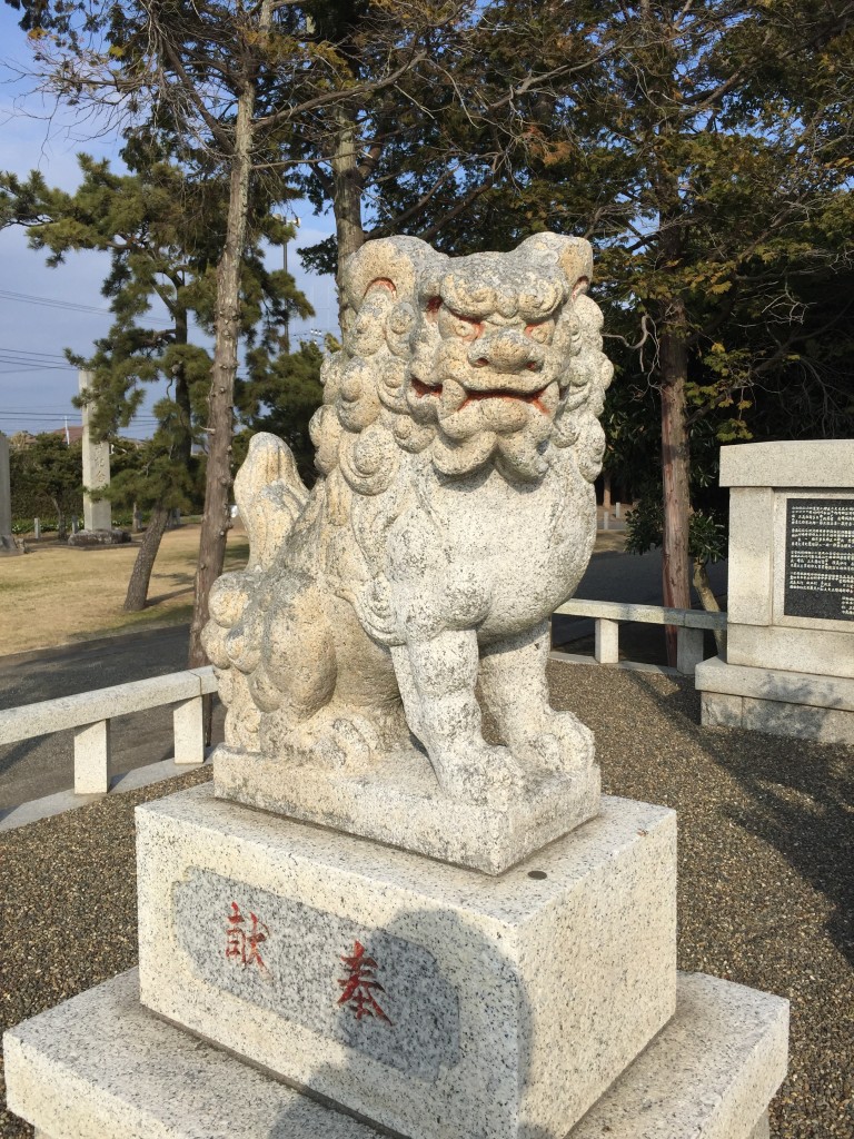 鶴谷八幡宮 狛犬１